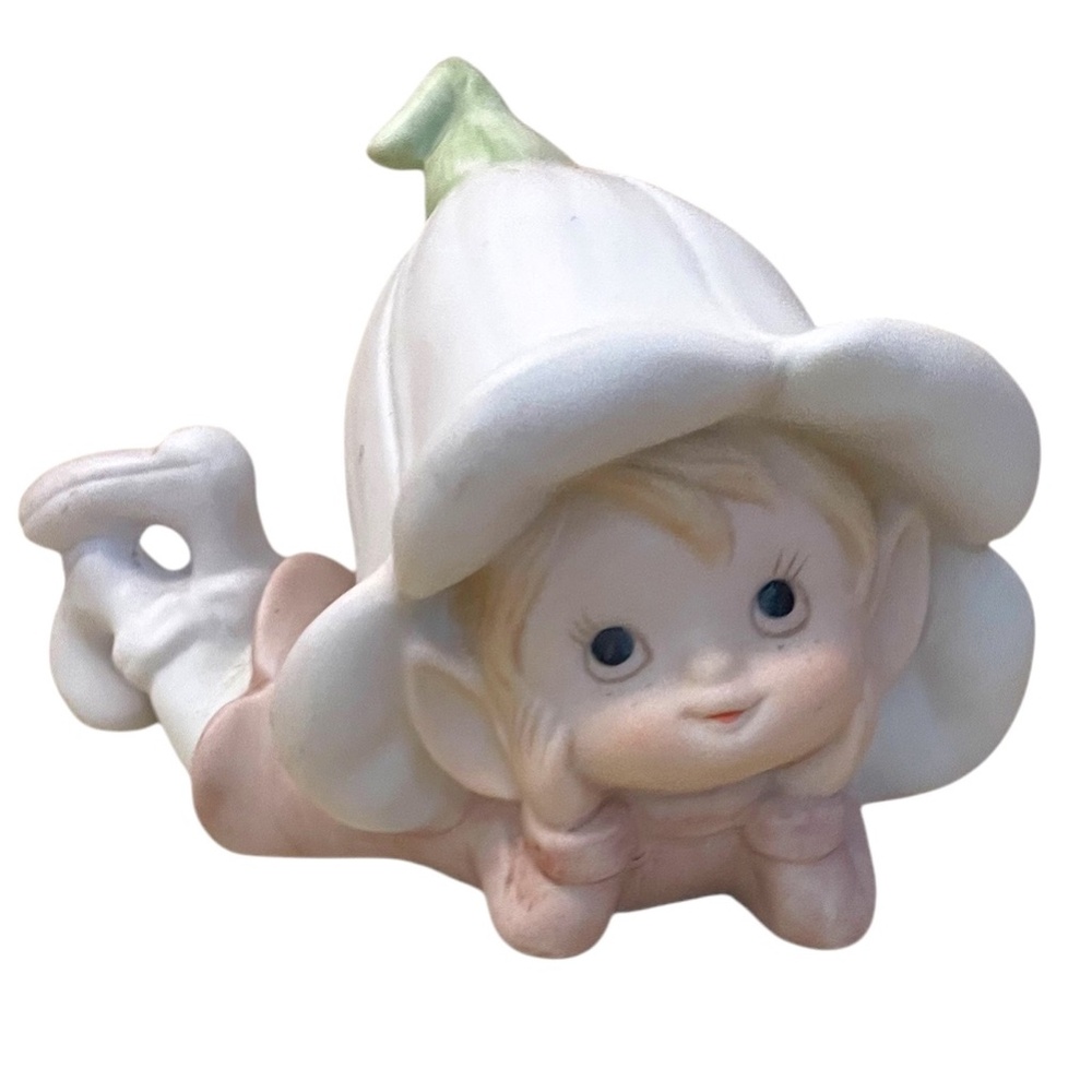 Vintage Porcelain Homeco Tulip‎ Elf / Garden Pixie/Fairy # 5615 Figurine, Japan